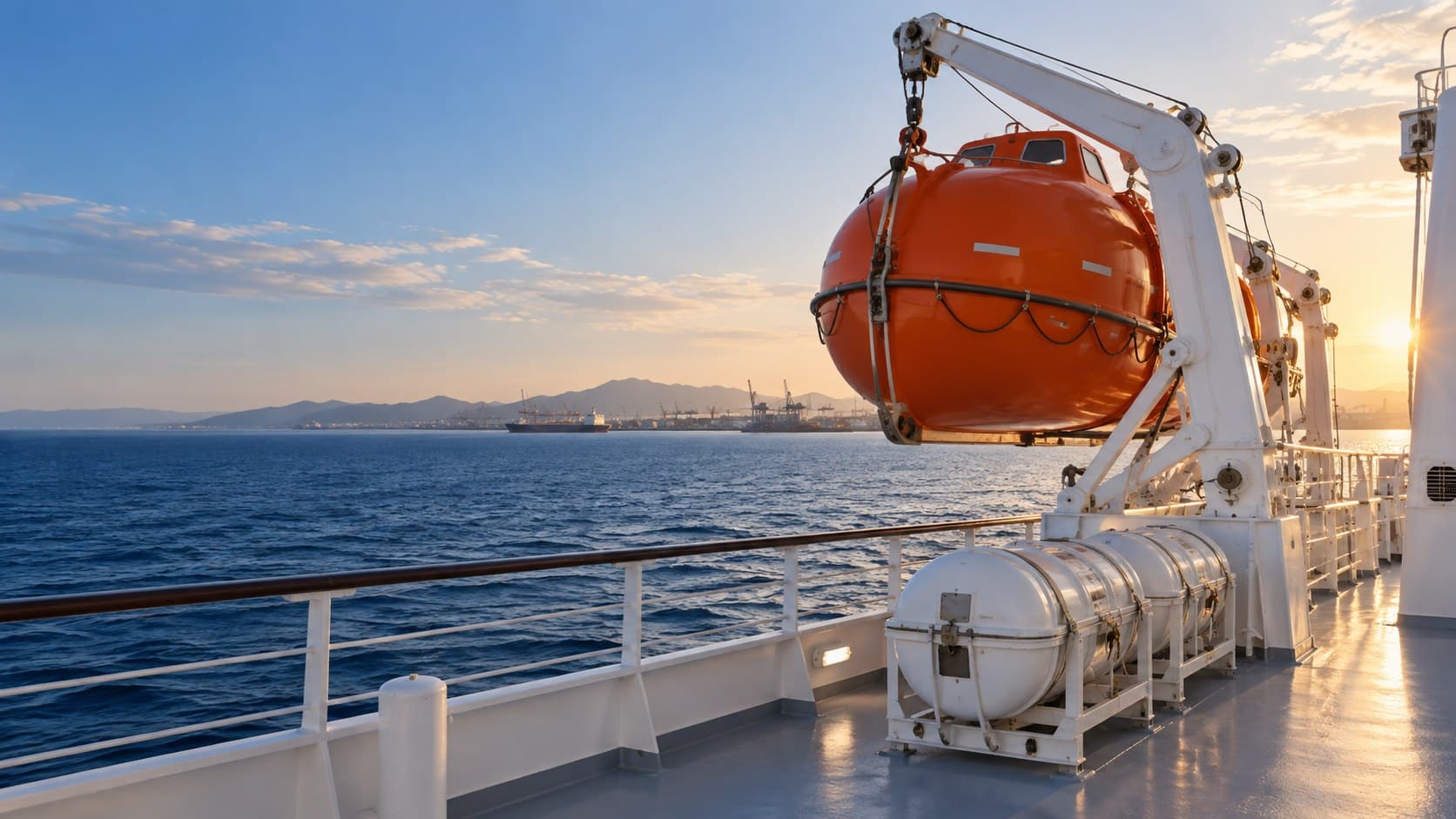 Lifeboat and liferaft safety equipment