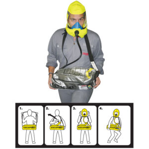 LALIZAS Emergency Evacuation Breathing Device ''ESCAPE-15'' (EEBD), SOLAS/MED-MER