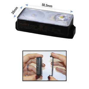LALIZAS Lifejacket LED flashing light "Alkalite II" ON-OFF water activated, SOLAS/MED/USCG-MER/TC