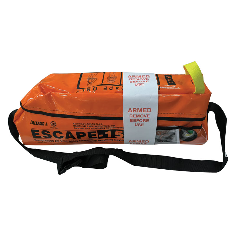 LALIZAS Emergency Evacuation Breathing Device ''ESCAPE-15'' (EEBD), SOLAS/MED-MER - Image 2