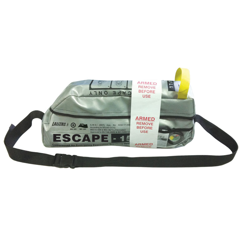 LALIZAS Emergency Evacuation Breathing Device ''ESCAPE-15'' (EEBD), SOLAS/MED-MER - Image 3