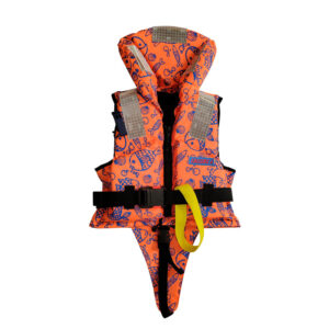 LALIZAS Lifejackets 150N, ISO 12402-3:2020 Fluo Orange with Aquatic Pattern