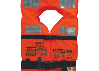 lalizas-foam-lifejacket-advanced-solas-med-mer-6aa3943565e16.jpg Orange foam lifejacket with reflective panels and adjustable black straps