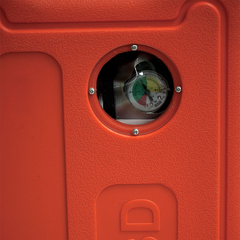 LALIZAS Hard Case for EEBD, w/Transparent Window, Polyethylene, Orange - Image 4
